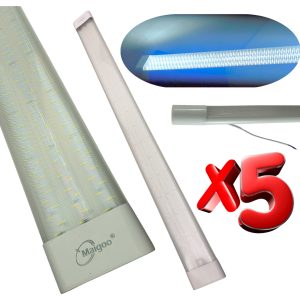 Alternative view of Pack 5 Lampara Gabinete Transparente 200w 127v Luz Blanca