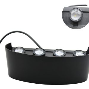 Alternative view of Lampara Led Pared Arbotante 8 Luces Luz Blanca Int/ext Muro