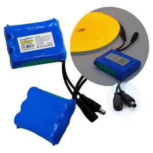 18pz Pilas Portatil Recargable Accesorio Montable Tiras