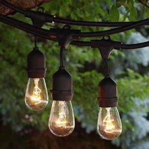 Alternative view of Serie De Luces Vintage Exterior Sin Focos E27 7.5 Mts