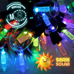 Alternative view of Serie Guirnalda Solar Rgb 12m Y 30 Focos Control Super Smart