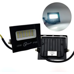Reflector Led Slim 20w Ip66 Ultra Delgado Luz Blanca - T2174