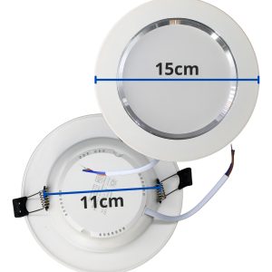 Alternative view of Lampara Led Empotrar 12w Plafon O Bote De 10- 12 Luz Calida Color Blanco