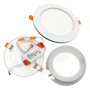10 Lamparas Panel Led Empotrar En Plafon O Bote 9w Blanca