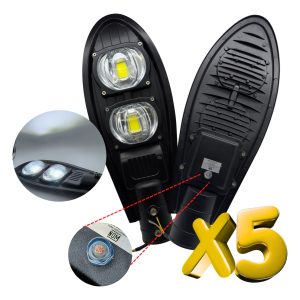 Alternative view of Pack 5 Lampara Urbana Tipo Cobra Con Fotocelda 100w Montable