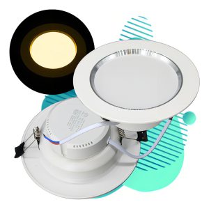 Lampara Led Empotrar 12w Plafon O Bote De 10- 12 Luz Calida Color Blanco