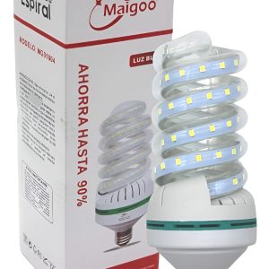 Foco Espiral Led Ahorrador 20w Luz Blanco Brillante E27