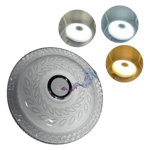 Lampara Panera Bocina 12w 3 Tonos Led Plafon