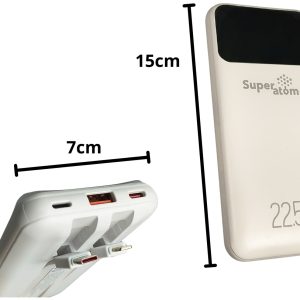 Alternative view of Carga Rapida Power Bank Blanca Bateria Portatil 10000mah