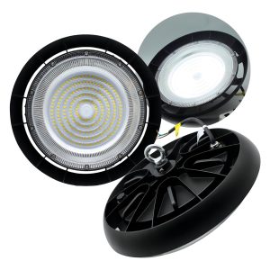 Super Lampara Led Industrial T/ Campana Ufo 150w Hd Color Negro