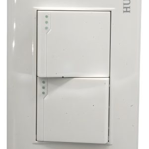 Paquete De 10 Placa Blanca De 2 Apagadores Escalera