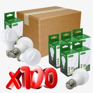 Caja De 100 Focos Led 10w Ilv Luz Blanca E26 Luz Blanco