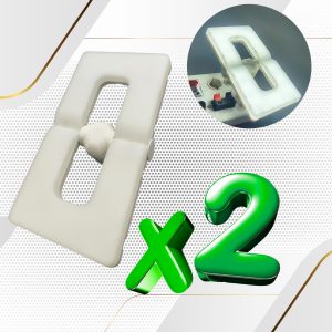 Alternative view of Pack 2pz Super Foco Plegable 48w Led Luz Blanca 6500k 2000lm