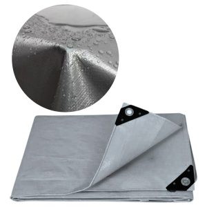 Lona Reforzada Multiuso Color Gris 3mx3m 180g