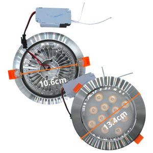 Alternative view of Lamparas Led 12w Spot Dirigible Led Luz Calida Empotrable