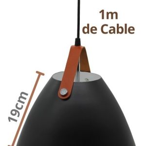 Alternative view of Lampara De Techo Colgante Candil Vintege Metalica Elegante