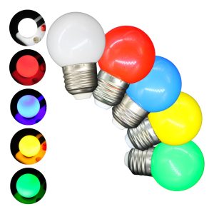 Alternative view of 10 Focos Led Color G45 Rosca Normal Decorativo E27 Variado