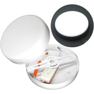 Lampara Led Sobreponer Súper Potente Tipo Aspirina 24w Ovala