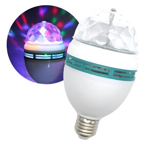 Alternative view of Foco Giratorio Multicolor !! Oferta Fiesta, Rgb, Disco