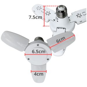 Alternative view of Super Oferta Foco Lámpara Led 24w Luz Blanco Frío 3 Aspas