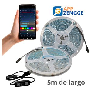 Alternative view of Tira Led Rgb Gamer Usb Para Pc O Tv Multicolor Control Ofert