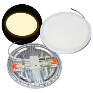 Lampara Panel Led 18w Ajustable Para Botes, Plafón Cálida