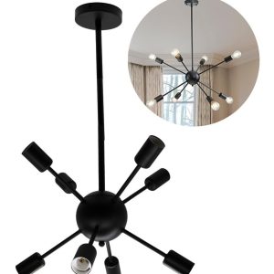 Lampara Candil Colgante Satelite 8 Luces Minimalista Vintage