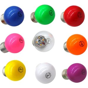 Alternative view of 20 Focos Led Color G45 Rosca Normal Decorativo E27 Variado