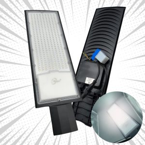 Lampara Suburbana Led 400w Multivoltaje Fotocelda Ip65