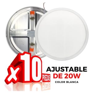 Alternative view of Paquete De 10 Lamparas Led 20w Ajustable Para Bote O Plafon