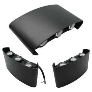 Alternative view of 10 Lamparas Led Pared Arbotante 6 Luces Luz Cálida Int/ext