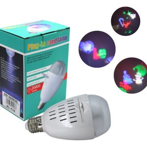 Super Foco Proyector Led Navideño De Figuras Y Movimiento