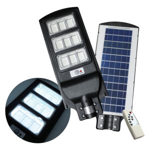 Suburbana Led 300w (1500w) Con Control Remoto Y Panel Solar