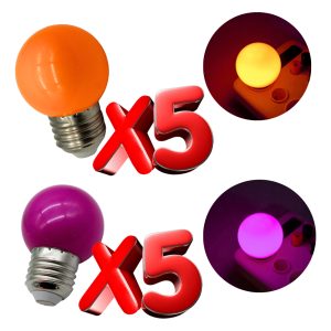 Alternative view of Pack 10 Focos Led Mini Bombilla E27 Decoración Halloween