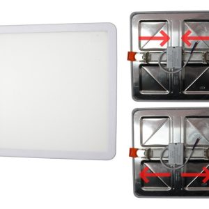 Alternative view of Paquete 10 Pz Lampara Panel Spot Ajustable Led 20w Bote