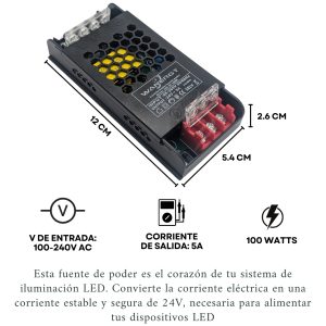 Alternative view of Transformador Fuente De Poder Driver 24v 5a 100w