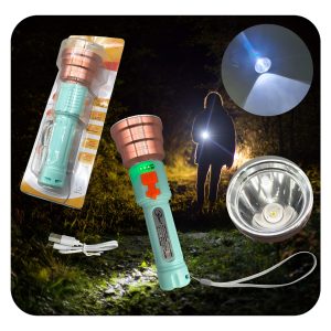 Lampara Led De Mano 80 W Recargable Luz Blanco Linterna