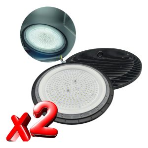 Alternative view of Paquete 2 Lamparas Led Industrial T/ Campana Ufo 150w Hd