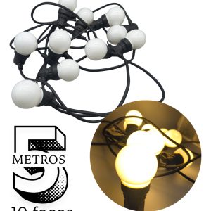 Alternative view of Increible Serie Luces Led Bulbo 5m Guirnalda Con 10 Focos
