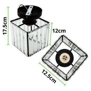 Alternative view of Lampara De Techo Sobreponer De Cristal Cubo