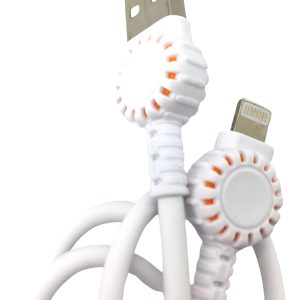 Paquete De 50 Cables Para iPhone Lighthing 5a Antinudos Sync