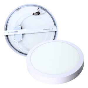 Paquete De 30 Lamparas Sobreponer Redonda 18w 22 Cm Luz Blan