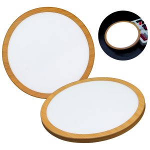 Super Lampara Ajustable Plafon 15w Orilla Tipo Madera