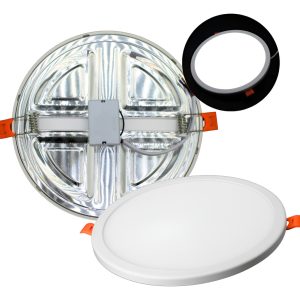 Paquete De 15 Panel Ajustable Led 15w Bote Plafon O Registro