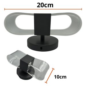 Alternative view of Arbotante Elegante Doble Luz Led Diseño Minimalista Oferta