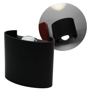 Lampara Led Pared Arbotante 2 Luces Luz Blanca Int/ext Muro