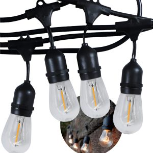 Serie De Luces Vintage Con 10 Focos Led Renovables Completo