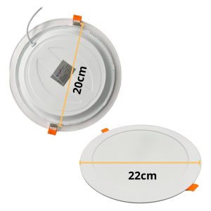 Alternative view of Lampara Panel Led Empotrar 18w Luz Blanca Plafon Spot 6500