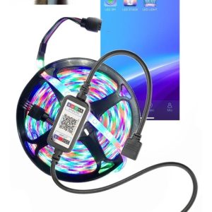 Tira Led Rgb Multicolor 5 Mts Para Tv, Pc, Auto Y + Usb 3528