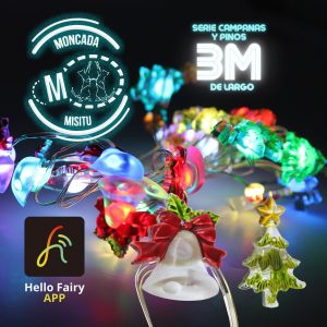 Alternative view of Serie Navideña Smart Rgb Entrada Usb Con Control Y App